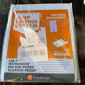 Sleep Defense System Mattress Encasement - White